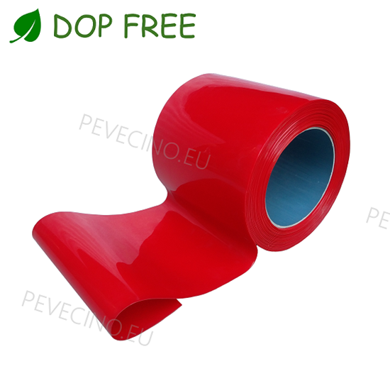 Raudona PVC juosta 300x2 nuotrauka